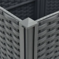 Fioriera Rialzata 40x40x38 Cm In Polipropilene -Garden Home fioriera rialzata 40x40x38 cm in polipropilene 4