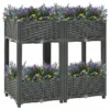 Fioriera Rialzata 80x40x71 Cm In Polipropilene 14 Fioriera Rialzata 80x40x71 Cm In Polipropilene -Garden Home fioriera rialzata 80x40x71 cm in polipropilene