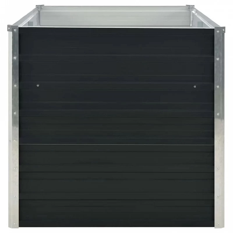 Fioriera Rialzata Antracite 160x80x77 Cm In Acciaio Zincato 4 Fioriera Rialzata Antracite 160x80x77 Cm In Acciaio Zincato - immagine 4