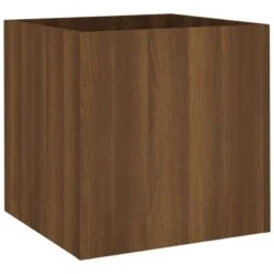 Fioriera Rovere Marrone 40x40x40 Cm In Legno Multistrato -Garden Home fioriera rovere marrone 40x40x40 cm in legno multistrato 1