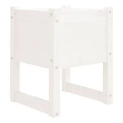 Fioriere 2 Pz Bianche 40x40x52,5 Cm In Legno Massello Di Pino -Garden Home fioriere 2 pz bianche 40x40x525 cm in legno massello di pino 3
