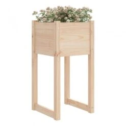 Fioriere 2 Pz Bianche 40x40x81 Cm In Legno Massello Di Pino 10 Fioriere 2 Pz Bianche 40x40x81 Cm In Legno Massello Di Pino -Garden Home fioriere 2 pz bianche 40x40x81 cm in legno massello di pino 2