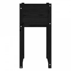 Fioriere 2 Pz Nero 40x40x81 Cm In Legno Massello Di Pino -Garden Home fioriere 2 pz nero 40x40x81 cm in legno massello di pino 4