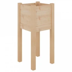 Fioriere Da Giardino 2 Pz 31x31x70 Cm Legno Massello Di Pino -Garden Home fioriere da giardino 2 pz 31x31x70 cm legno massello di pino 3