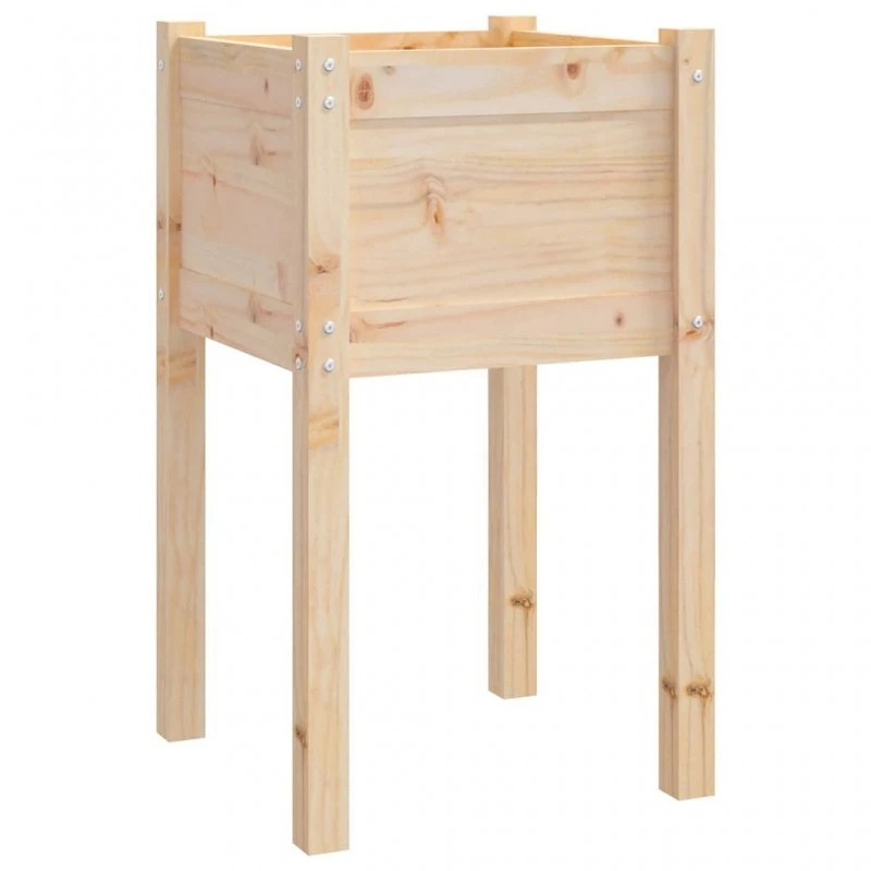 Fioriere Da Giardino 2 Pz 40x40x70 Cm In Legno Massello Di Pino 4 Fioriere Da Giardino 2 Pz 40x40x70 Cm In Legno Massello Di Pino - immagine 4