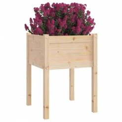 Fioriere Da Giardino 2 Pz 50x50x70 Cm In Legno Massello Di Pino -Garden Home fioriere da giardino 2 pz 50x50x70 cm in legno massello di pino 3
