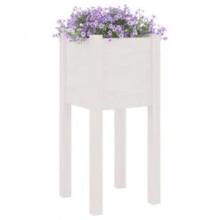 Fioriere Da Giardino 2 Pz Bianche 31x31x70 Cm In Legno Di Pino 10 Fioriere Da Giardino 2 Pz Bianche 31x31x70 Cm In Legno Di Pino -Garden Home fioriere da giardino 2 pz bianche 31x31x70 cm in legno di pino 2