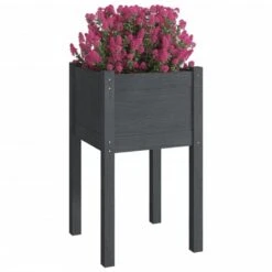 Fioriere Da Giardino 2 Pz Grigie 40x40x70 Cm In Legno Di Pino 10 Fioriere Da Giardino 2 Pz Grigie 40x40x70 Cm In Legno Di Pino -Garden Home fioriere da giardino 2 pz grigie 40x40x70 cm in legno di pino 2
