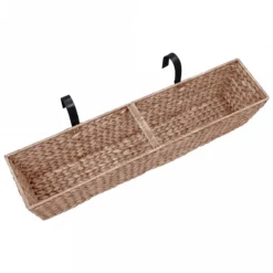 Fioriere Da Giardino 2 Pz In Giacinto Intrecciato Marrone 12 Fioriere Da Giardino 2 Pz In Giacinto Intrecciato Marrone -Garden Home fioriere da giardino 2 pz in giacinto intrecciato marrone 4