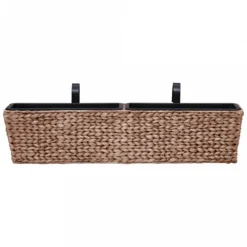 Fioriere Da Giardino 2 Pz In Giacinto Intrecciato Marrone 13 Fioriere Da Giardino 2 Pz In Giacinto Intrecciato Marrone -Garden Home fioriere da giardino 2 pz in giacinto intrecciato marrone 5