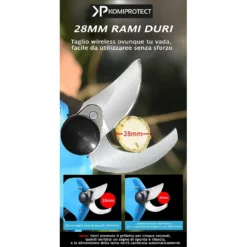 Forbice A Batteria Vega 1 Profi Taglio 28 Mm -Garden Home forbice a batteria vega 1 profi taglio 28 mm 4