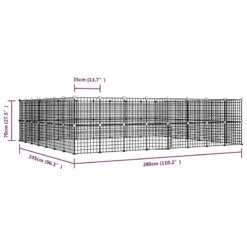 Gabbia Per Animali 60 Pannelli Con Porta Nera 35x35 Cm Acciaio 7 Gabbia Per Animali 60 Pannelli Con Porta Nera 35x35 Cm Acciaio -Garden Home gabbia per animali 60 pannelli con porta nera 35x35 cm acciaio 3
