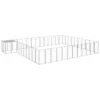 Gabbia Per Cani Argento 37,51 M² In Acciaio 17 Gabbia Per Cani Argento 37,51 M² In Acciaio -Garden Home gabbia per cani argento 3751 m in acciaio