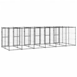 Gabbia Per Cani Da Esterno In Acciaio 14,52 M² 9 Gabbia Per Cani Da Esterno In Acciaio 14,52 M² -Garden Home gabbia per cani da esterno in acciaio 1452 m 3