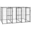 Gabbia Per Cani Da Esterno In Acciaio 7,26 M² 17 Gabbia Per Cani Da Esterno In Acciaio 7,26 M² -Garden Home gabbia per cani da esterno in acciaio 726 m