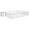 Gabbia Per Cani Nera 30,25 M² In Acciaio -Garden Home gabbia per cani nera 3025 m in acciaio