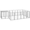 Gabbia Per Cani Nera 8,47 M² In Acciaio 14 Gabbia Per Cani Nera 8,47 M² In Acciaio -Garden Home gabbia per cani nera 847 m in acciaio