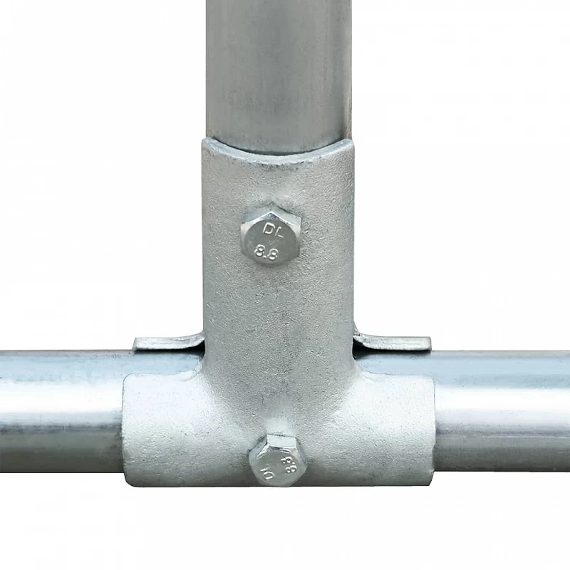 Gabbia Per Polli Da Esterno 2,75x2x1,92m In Acciaio Zincato 4 Gabbia Per Polli Da Esterno 2,75x2x1,92m In Acciaio Zincato - immagine 4