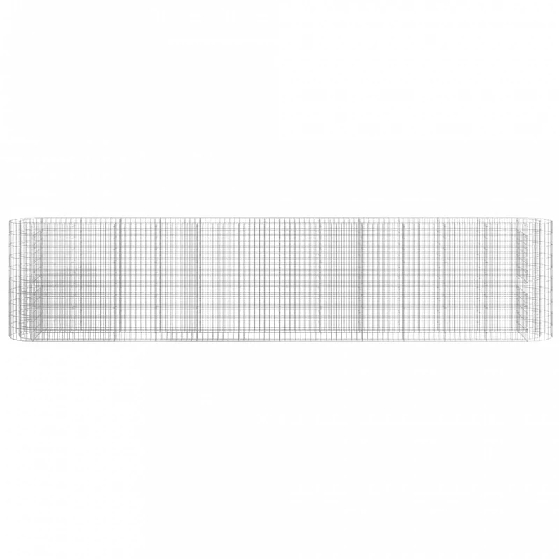 Gabbione Con Letto Rialzato In Acciaio Zincato 470x50x100 Cm 4 Gabbione Con Letto Rialzato In Acciaio Zincato 470x50x100 Cm - immagine 4