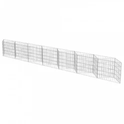 Gabbione In Acciaio Zincato 450x30x50 Cm -Garden Home gabbione in acciaio zincato 450x30x50 cm 2