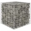 Gabbione Letto Rialzato A Cubo In Filo Di Acciaio 60x60x60 Cm -Garden Home gabbione letto rialzato a cubo in filo di acciaio 60x60x60 cm