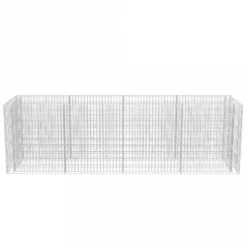 Gabbione Letto Rialzato Da Giardino In Acciaio 360x90x100 Cm -Garden Home gabbione letto rialzato da giardino in acciaio 360x90x100 cm 3