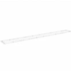 Gabbione Letto Rialzato In Acciaio Zincato 1000x100x20 Cm -Garden Home gabbione letto rialzato in acciaio zincato 1000x100x20 cm 1