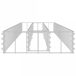 Gabbione Letto Rialzato In Acciaio Zincato 180x30x10 Cm -Garden Home gabbione letto rialzato in acciaio zincato 180x30x10 cm 3