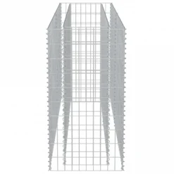 Gabbione Letto Rialzato In Acciaio Zincato 180x50x100 Cm -Garden Home gabbione letto rialzato in acciaio zincato 180x50x100 cm 5