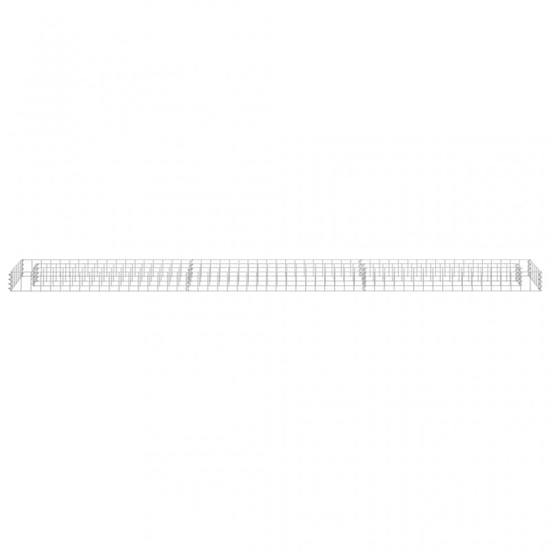 Gabbione Letto Rialzato In Acciaio Zincato 270x30x10 Cm 3 Gabbione Letto Rialzato In Acciaio Zincato 270x30x10 Cm - immagine 3