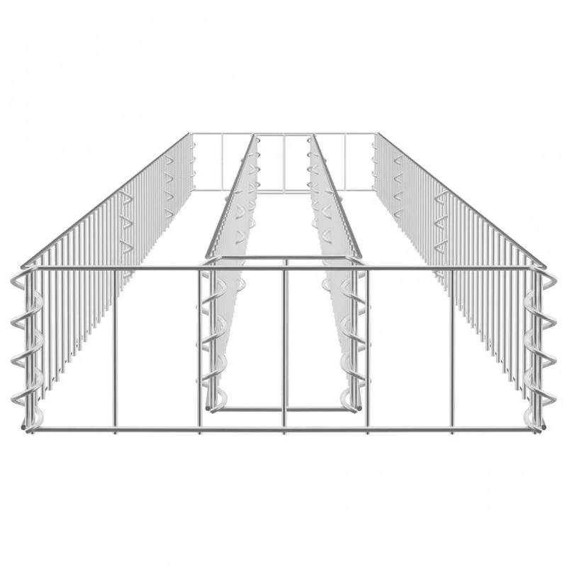Gabbione Letto Rialzato In Acciaio Zincato 270x30x10 Cm 5 Gabbione Letto Rialzato In Acciaio Zincato 270x30x10 Cm - immagine 5