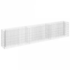 Gabbione Letto Rialzato In Acciaio Zincato 270x30x60 Cm 8 Gabbione Letto Rialzato In Acciaio Zincato 270x30x60 Cm -Garden Home gabbione letto rialzato in acciaio zincato 270x30x60 cm 1