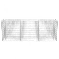 Gabbione Letto Rialzato In Acciaio Zincato 270x50x100 Cm -Garden Home gabbione letto rialzato in acciaio zincato 270x50x100 cm 4