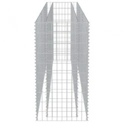 Gabbione Letto Rialzato In Acciaio Zincato 270x50x100 Cm -Garden Home gabbione letto rialzato in acciaio zincato 270x50x100 cm 5