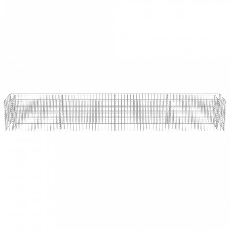 Gabbione Letto Rialzato In Acciaio Zincato 360x50x50 Cm 5 Gabbione Letto Rialzato In Acciaio Zincato 360x50x50 Cm - immagine 5