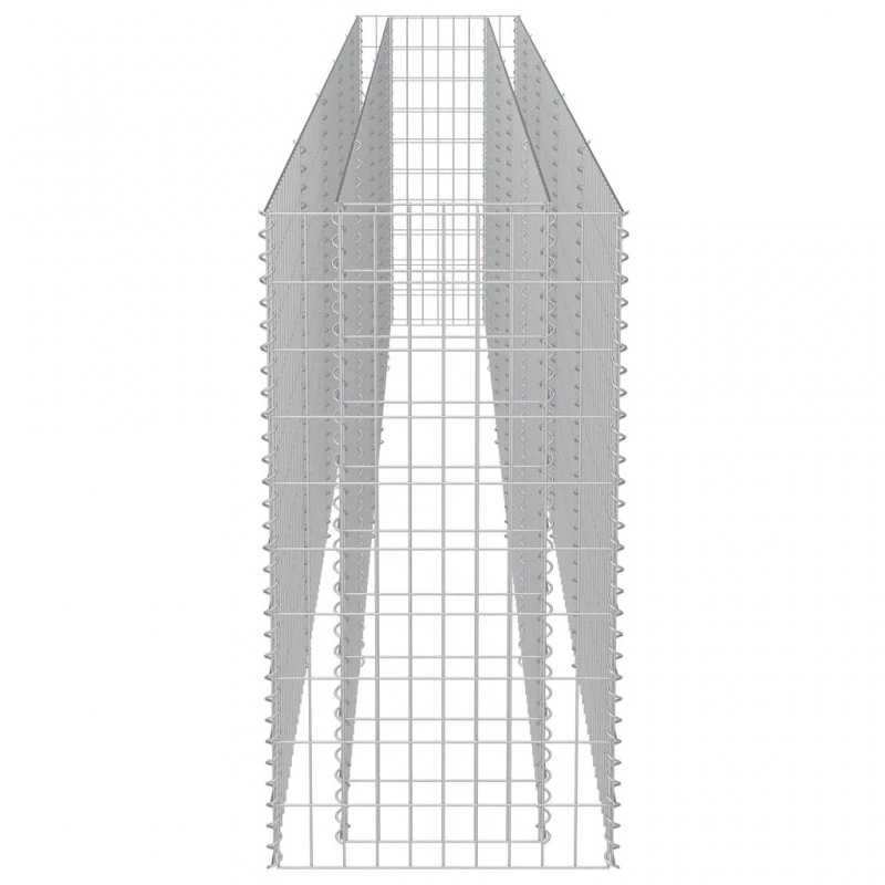 Gabbione Letto Rialzato In Acciaio Zincato 450x50x100 Cm 6 Gabbione Letto Rialzato In Acciaio Zincato 450x50x100 Cm - immagine 6