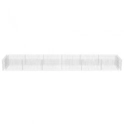 Gabbione Letto Rialzato In Acciaio Zincato 540x90x50 Cm -Garden Home gabbione letto rialzato in acciaio zincato 540x90x50 cm 4