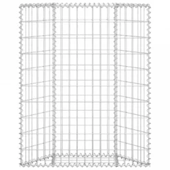 Gabbione Letto Rialzato Trapezio Acciaio Zincato 80x20x100 Cm 9 Gabbione Letto Rialzato Trapezio Acciaio Zincato 80x20x100 Cm -Garden Home gabbione letto rialzato trapezio acciaio zincato 80x20x100 cm 2