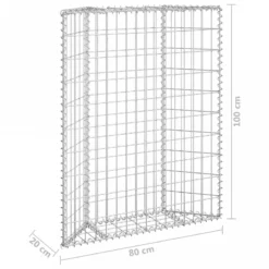 Gabbione Letto Rialzato Trapezio Acciaio Zincato 80x20x100 Cm 13 Gabbione Letto Rialzato Trapezio Acciaio Zincato 80x20x100 Cm -Garden Home gabbione letto rialzato trapezio acciaio zincato 80x20x100 cm 6