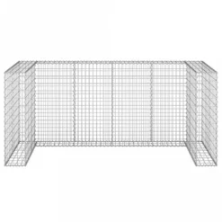 Gabbione Per Bidoni In Acciaio Zincato 254x100x110 Cm 10 Gabbione Per Bidoni In Acciaio Zincato 254x100x110 Cm -Garden Home gabbione per bidoni in acciaio zincato 254x100x110 cm 2