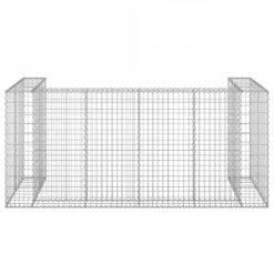 Gabbione Per Bidoni In Acciaio Zincato 254x100x110 Cm 13 Gabbione Per Bidoni In Acciaio Zincato 254x100x110 Cm -Garden Home gabbione per bidoni in acciaio zincato 254x100x110 cm 5