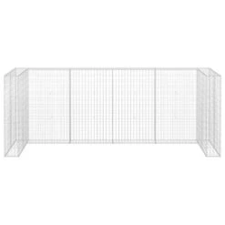 Gabbione Per Bidoni In Acciaio Zincato 320x100x120 Cm 10 Gabbione Per Bidoni In Acciaio Zincato 320x100x120 Cm -Garden Home gabbione per bidoni in acciaio zincato 320x100x120 cm 3