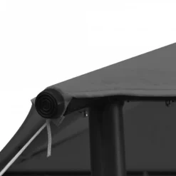 Gazebo 3x3 M Antracite In Tessuto E Acciaio 180 G/m² -Garden Home gazebo 3x3 m antracite in tessuto e acciaio 180 g m 4