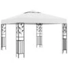 Gazebo 3x3 M Bianco 180 G/m² -Garden Home gazebo 3x3 m bianco 180 g m