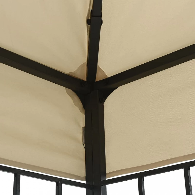 Gazebo 3x3 M Crema 2 Gazebo 3x3 M Crema - immagine 2