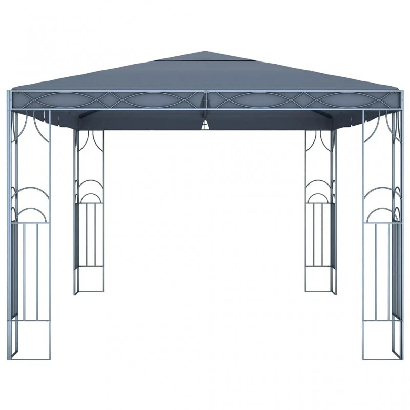 Gazebo 400x300 Cm Antracite 2 Gazebo 400x300 Cm Antracite - immagine 2