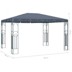 Gazebo 400x300 Cm Antracite 7 Gazebo 400x300 Cm Antracite -Garden Home gazebo 400x300 cm antracite 3