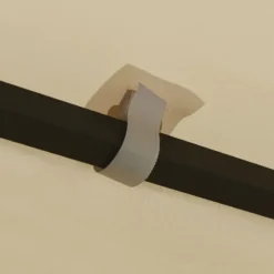 Gazebo Con Stringa Di Luci LED 3x3 M Crema 15 Gazebo Con Stringa Di Luci LED 3x3 M Crema -Garden Home gazebo con stringa di luci led 3x3 m crema 5