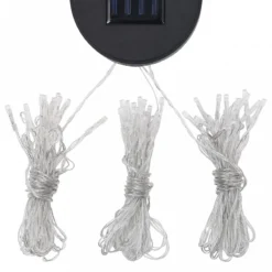 Gazebo Con Stringa Di Luci LED 3x3 M In Tessuto Crema -Garden Home gazebo con stringa di luci led 3x3 m in tessuto crema 7