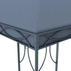 Gazebo Con Stringa Di Luci LED 400x300 Cm Antracite -Garden Home gazebo con stringa di luci led 400x300 cm antracite 5